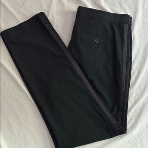 Men's Black tuxedo type Dress Pants